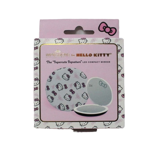 Impressions Hello Kitty The "Supercute Signature" LED Compact Mirror