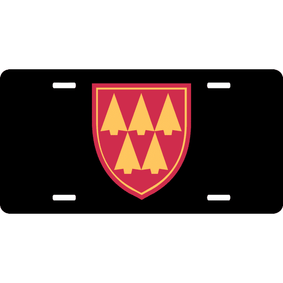 U.S. Army 32nd Air Defense Command License Plate
