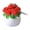 Rose, variant on Resin Planter Keychain Featuring Realistic Floral Accents, Lightweight Keyring Decor For Everyday Use Or Giving