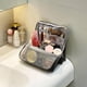 thumbnail image 5 of Neceser de maquillaje con compartimentos | Organizador de artículos de aseo portátil e impermeable para viajes y uso diario, 5 of 7