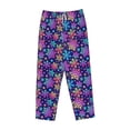 thumbnail image 4 of Daiia Rainbow Snowflakes Women's Sleep Pant with Pockets and Drawstring,Pajama Pants-X-Large, 4 of 9