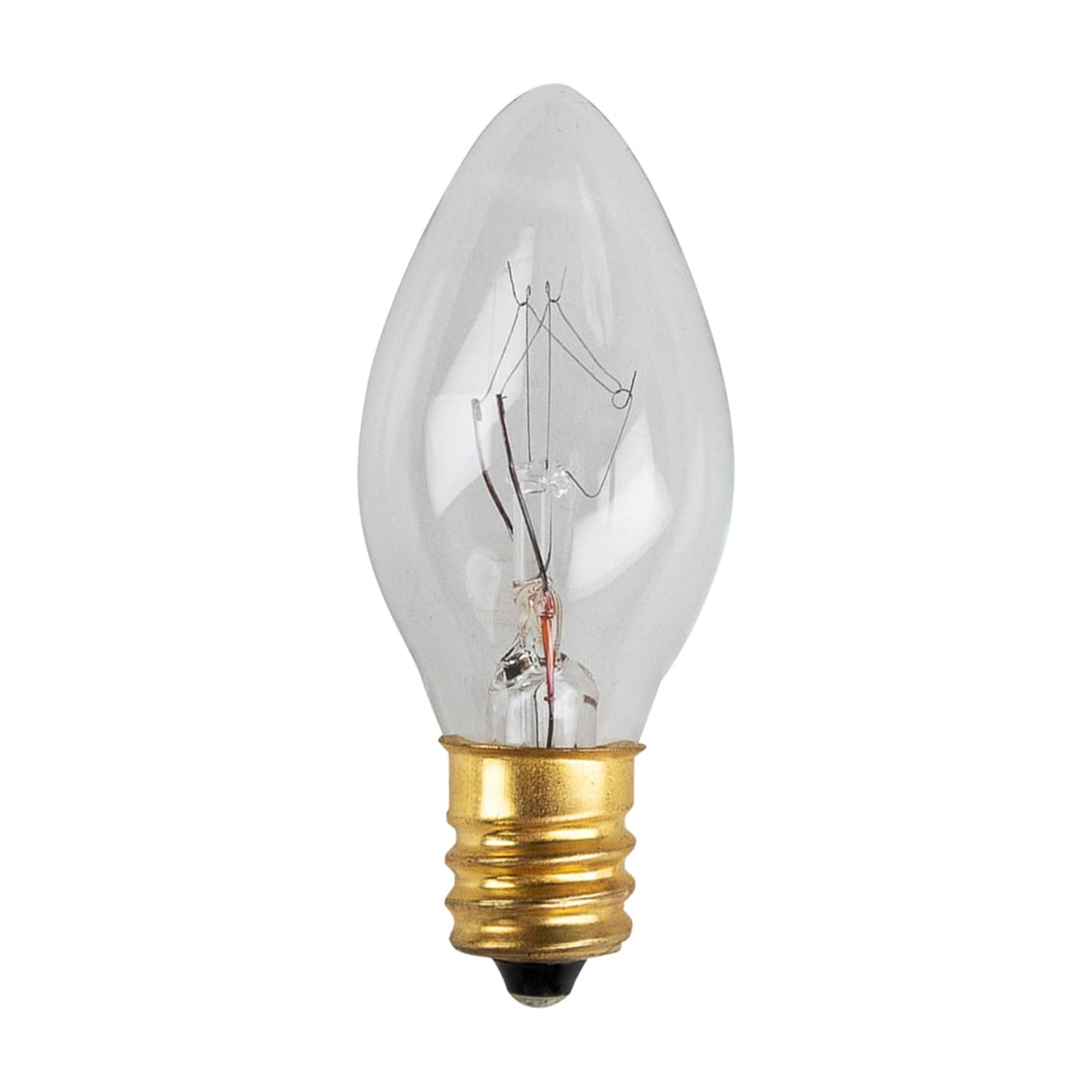 Northlight Christmas Village Replacement C7 Single Light Cord 6' White Wire - 72"