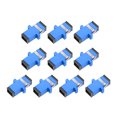 thumbnail image 1 of Adaptador de conector óptico tipo brida SC a SC para fibra monomodo/multimodo 10 Pcs, 1 of 4