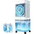 thumbnail image 1 of Enfriador Evaporativo Portátil, Tanque de Agua 32L, Ajuste de 3 Velocidades, Temporizador de 7 Horas, Oscilación Automática, Cobertura 15㎡, 1 of 9