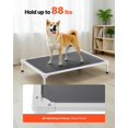 thumbnail image 3 of Elevated Dog Bed for Large Dogs 42x30 in Portable Raised Pet Cot with Breathable Teslin Mesh and Aluminum Frame, Indoor Outdoor Cooling Pet Bed for Medium and Large Breeds up to 88 lbs, 3 of 11