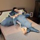 thumbnail image 4 of Tiburón martillo gigante, ballena azul, juguetes de peluche, almohada grande para dormir, regalo de Navidad, almohada de animales marinos, juguetes de peluche para niños, decoración de habitación, 4 of 5