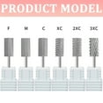 thumbnail image 4 of Easy to Use Metal Nails Drill Bits for Cuticle Maintenance Pedicure Drill Attachment 3/32" Electric Nails Files, 4 of 8