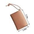 thumbnail image 2 of Pocket Tissue Holder, Tissue Holder for Purse, Facial Paper Storage Case Leather Tissue Pouch for Home and Travel, 1 Pcs, 3.74x2.36", 2 of 8
