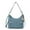 Denim, variant on Ruby Vegan Leather Women's Shoulder Bag, Elegant Hobo Purse Handbag by Mia K - Charcoal Gray
