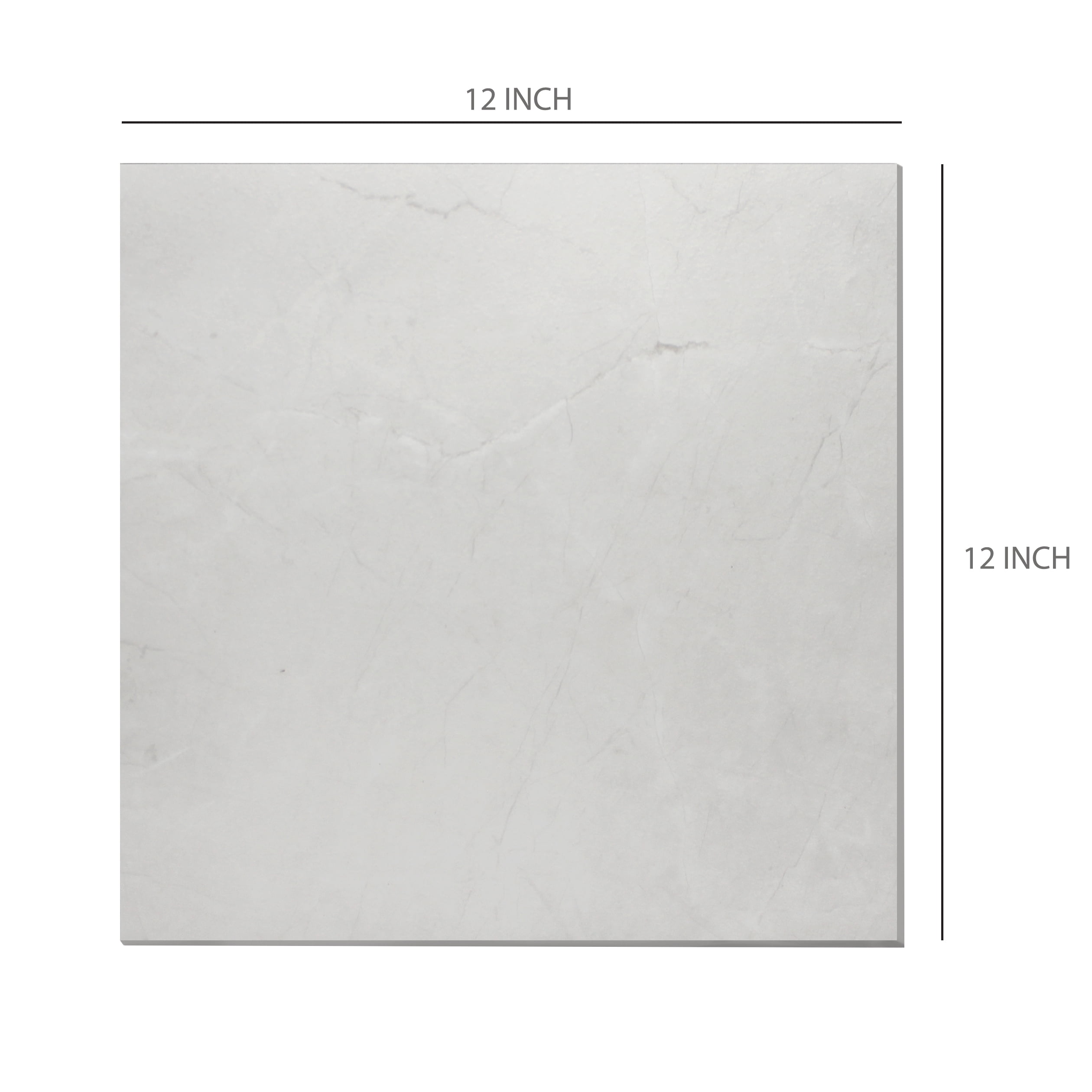 Con-Tact Brand 12" x 12" Pearl Marble Wall Tiles Decorative Self Adhesive Backsplash Texture Tile, for Indoor Bathroom 12 Piece