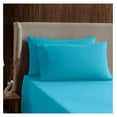 thumbnail image 3 of Split King Sheets for Adjustable Beds - 5 Piece Split King Sheets Set, Deep Pocket, Hotel Luxury, Extra Soft, Breathable and Cooling, Bright Blue Split King Bed Sheets, 3 of 9