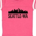 thumbnail image 4 of Inktastic Seattle Washington City Skyline Boys or Girls Baby Bodysuit, 4 of 5