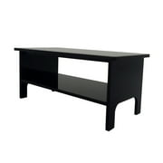 Table Basse Trayknick Modèle Large Application Adorable Maison de Poupée Acrylique Table Basse Noire pour Ornement Noir
