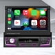 thumbnail image 2 of Radio de coche inalámbrica de 7 pulgadas FW/AM RDS Radio Carplay Android Auto Radio estéreo para coche, 2 of 9