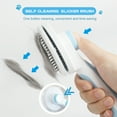 thumbnail image 5 of MASBRILL Cat Dog Brush for Shedding, Self Cleaning Slicker Brush,  Grooming Removes Loose Undercoat and Tangled Hair Grooming Comb -Blue, 5 of 7