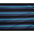 thumbnail image 4 of oneOone Polyester Lycra Fabric Waves & Geometric Stripe Printed Fabric 1 Yard 56 Inches Wide, 4 of 4