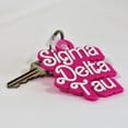 thumbnail image 3 of Sorority Shop Chi Omega Keychain - Retro Dolly Sorority Name Design, 3 of 7