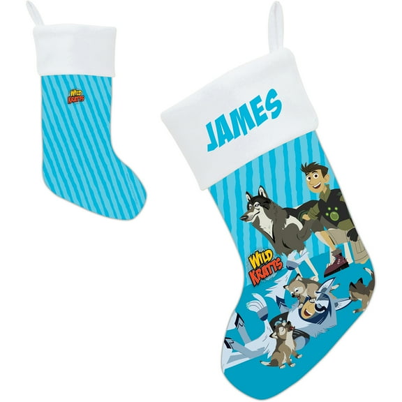 Wild Kratts Wolf Pack Personalized Christmas Stocking