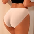 thumbnail image 4 of Warop Women's Ice Silk Triangle Panties, Solid Color Low Rise Seamless, Breathable and Comfortable for Daily Wear, 4 of 6