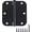 Matte Black, variant on 30 Pack Matte Black Door Hinges 3.5 x 3.5 Inch Interior 3 1/2 Inch Door Hinges for Doors Rounded 5/8" Radius Corners Flat Iron Hinge 3 ½"x 3 ½"