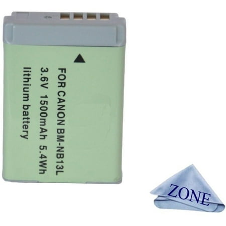 High-Capacity Replacement NB-13L Battery for Select Canon PowerShot Digital cameras: PowerShot G5 X G7 X G7 X Mark II G9 X G9 X Mark II SX620 HS SX720 HS