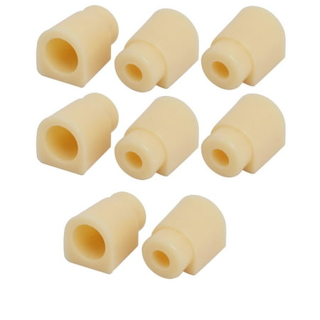 - 20mmx15mm Plastic Single Hole Bed Board Support Holder 8pcs