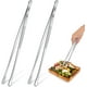 thumbnail image 1 of Pinzas de cocina de acero inoxidable extralargas de 12 pulgadas, 2 uds., pinzas de cocina con puntas redondas, pinzas de cocina para barbacoa, barbacoa, Pasta TUNC Sencillez, 1 of 5