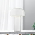 thumbnail image 1 of Modern Mushroom Table Lámpara LED Nordic Metal Recargable Decoración Puertos USB 1800 MAH Nightlight For Home Nightstand de Comedor Oficin blanco Yinane Lámpara de hongos, 1 of 8