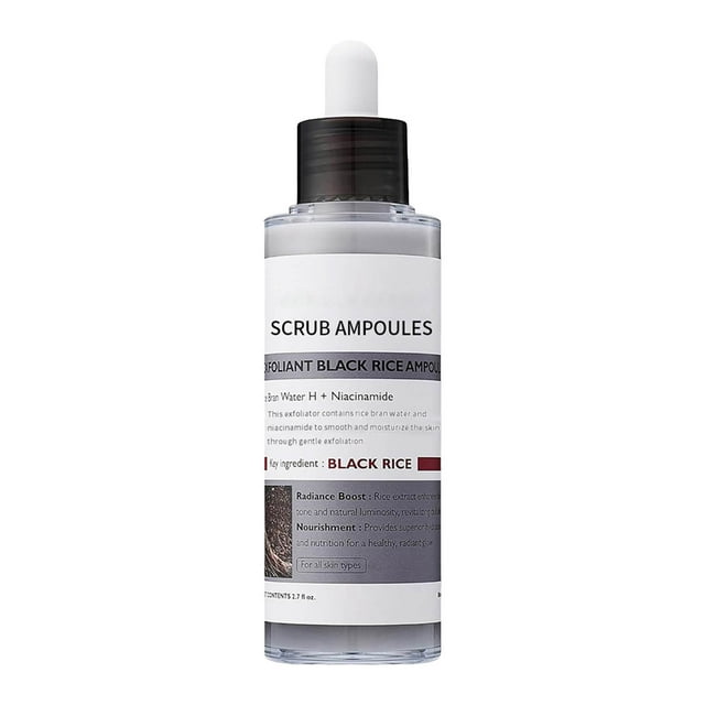 2 Pack Gentle Exfoliating Scrub for Face and Body Dead Skin Remover Blackhead Reduction Revitalizing Skin for All Skin Types 80ml