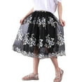 thumbnail image 2 of WOYY Big Girls Embroidery Ballet Dance Skirt Party Princess Tutu Skirt, Sizes 3-14, 2 of 5