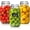 71oz*3, variant on TrendMallOasis Short Glass Storage Jars (6-Pack), 17oz Airtight Canning Jars with Clamp Lids