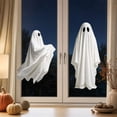 thumbnail image 4 of PYURTEP Halloween Decorations Window Clings Decor, Reusable Large White Ghost Decal, Removable Glass Stickers for Home Window, Mirror Halloween Decor, 4 of 7