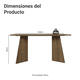 thumbnail image 2 of Mesa Comedor Madesa Rectangular 5389 Marrón, 2 of 6