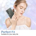 thumbnail image 7 of CASEFIV for Samsung Galaxy S23 Ultra 6.8 inch Case, with 2 Camera Lens Protector,Crystal Bling Sparkly Shiny Soft Flexible TPU Slim Drop Phone Cover for Women Girls,Clear Glitter, 7 of 7