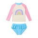 thumbnail image 2 of Odeerbi 4-8 Años Traje de Baño Hawaiano de Tres Piezas Para Playa de Verano Para Niñas Traje de Baño Hawaiano de Tres Piezas Para Playa de Verano Con Pareos, 2 of 9