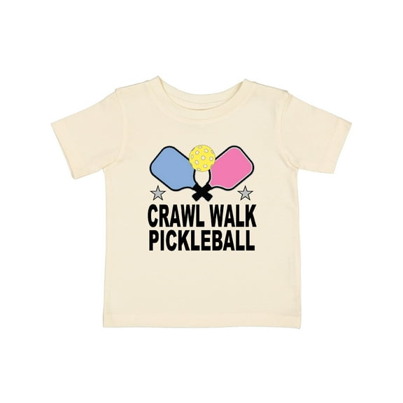 Inktastic Crawl Walk Pickleball Boys or Girls Baby T-Shirt