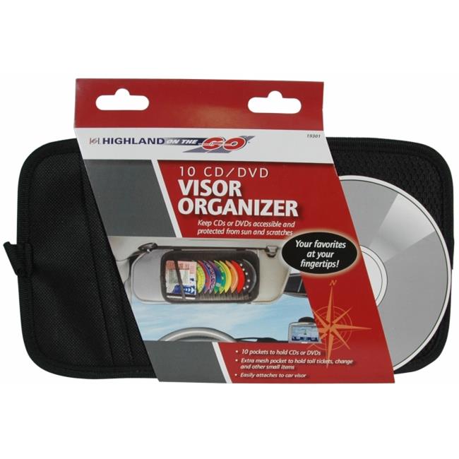 10 CD Highland 1930100 Visor Organizer