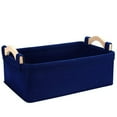 thumbnail image 1 of Home Collapsible Handles Books Clothes Toys Storage Basket Organizer Holder Bin, 1 of 6