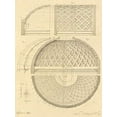 thumbnail image 2 of Vannini, Giuseppe 15x18 Black Ornate Wood Framed with Double Matting Museum Art Print Titled - Plate 43 for Elements of Civil Architecture, ca. 1818-1850, 2 of 4