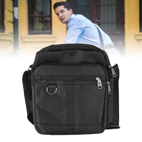 Bolso Bandolera Tipo Mensajero Para Hombre Bolso Con Cremallera Multicompartimento