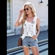 thumbnail image 4 of Camisetas Sin Mangas para Mujer, Holgadas, Informales, de Verano, con Ojales, Cuello Redondo, Básicas, Sin Mangas, A Flores Amarillas M, 4 of 10
