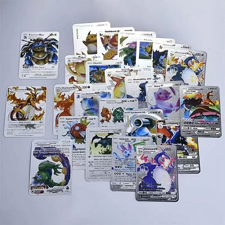 Cartes Pokémon Or Argent Vmax GX pour Enfants, Charizard, Pikachu, Rare  Collection, Battle Trainer Card Box, Jouets Cadeau, Nouveau, 11-55Pcs