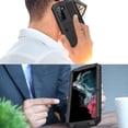 thumbnail image 2 of Compatible Samsung Galaxy S23 Plus Metal Phone Case with Screen Protector,3 Layers Full Body Shockproof Dustproof Aluminium Silicone Case for Samsung Galaxy S23+ Plus Case with Kickstand Black, 2 of 14