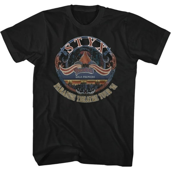 Vintage Styx Band Paradise Theatre T-Shirt, Retro Rock Tour Tee, Gift For Fan