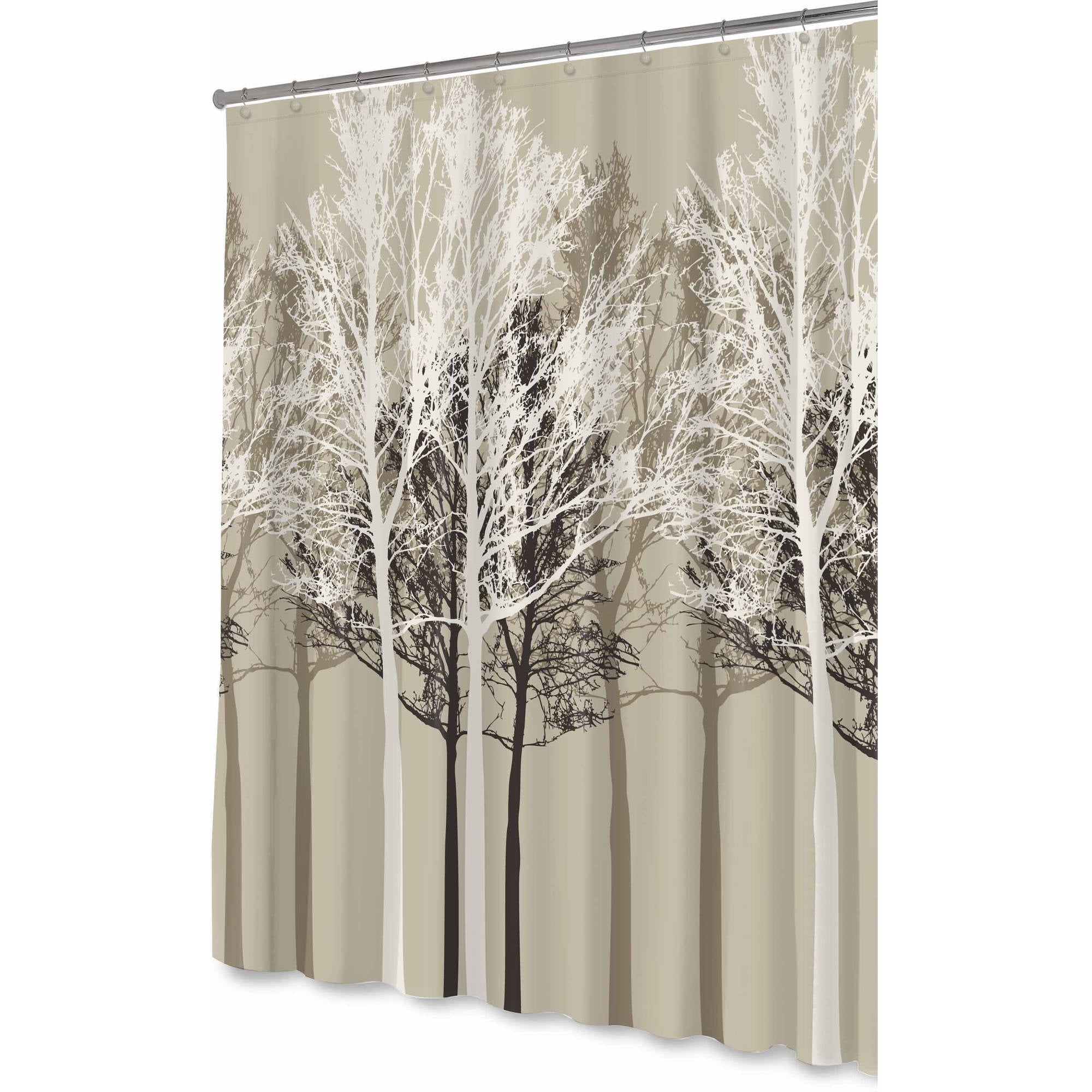 Splash Home Polyester Fabric Shower Curtain - Walmart.com