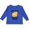 thumbnail image 3 of Inktastic Cheese Lover Kids Boys or Girls Long Sleeve Toddler T-Shirt, 3 of 5