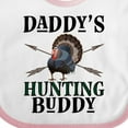 thumbnail image 4 of Inktastic Turkey Hunter Daddys Hunting Buddy Boys Baby Bib, 4 of 4