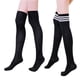 thumbnail image 4 of Guardurnaity Calcetín largo Sexy sobre la rodilla medias estilo preppy japonés Lolita señoras niñas calentadores de piernas Leggings negro Type3 NO3, 4 of 5