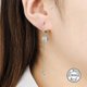 thumbnail image 3 of Rhinestones Tiny Star, Cross Sun, Drop Ear Huggies, Hoop Earrings----K--Product code 81569 K, 3 of 4