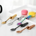 thumbnail image 5 of Girl Spoon Dessert Teaspoons Stainless Steel Sugar Cake Spoons Colorful Spoon, 5 of 5